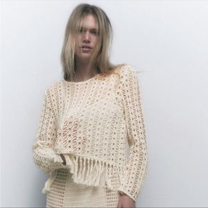 Zara crochet sweater